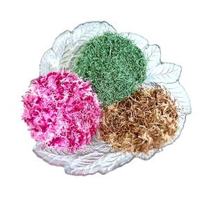 HAND CRAFTED Crochet Colorful Reusable Polyester Spa Exfoliating Scrubbing Pads